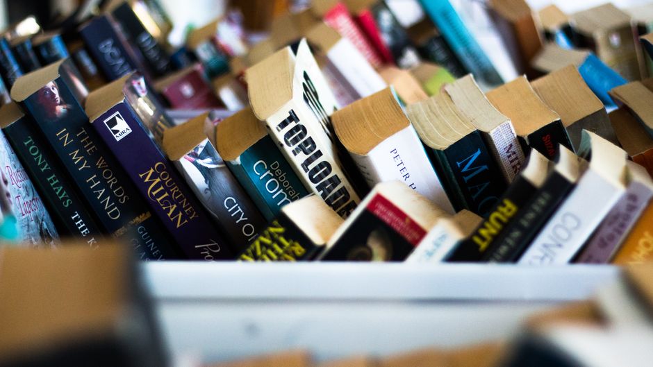 Vibrant collection of books on display in a Delhi bookstore. Perfect for book lovers and readers.